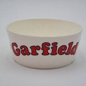 Vintage 1978 Garfield Kids Cereal Bowl Deka Plastics Odie Jim Davis Cartoon